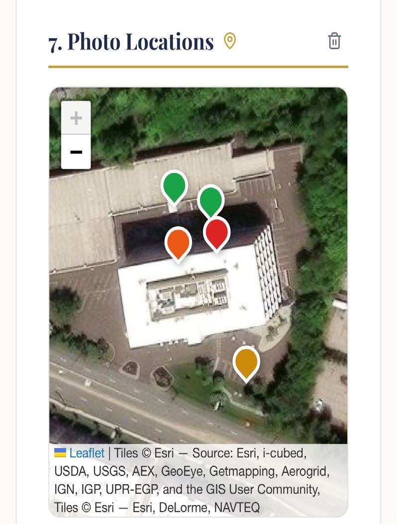 GPS issue map